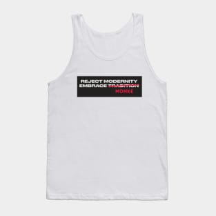 reject humanity, embrace monke Tank Top